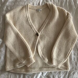 Madewell Shirttail Cardigan